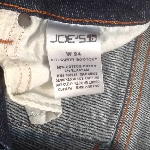 Joes Jeans, small flare dark wash, stretch size 24 - Picture 2 of 3